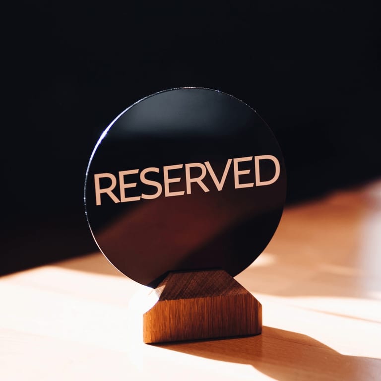 Reserve Your Table Today