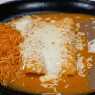 BOGO Bean & Cheese Enchiladas