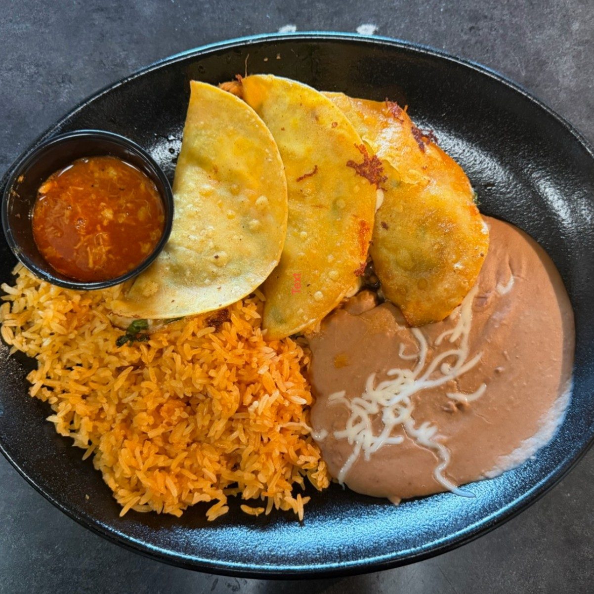 3 Quesabirria Tacos.